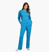 Cable Design Loungewear Set - LF137